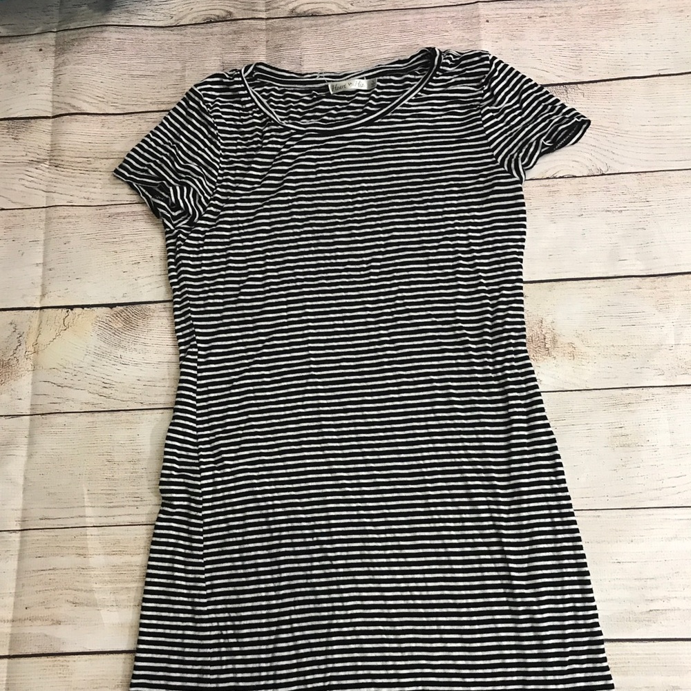 Black and White TShirt Dress